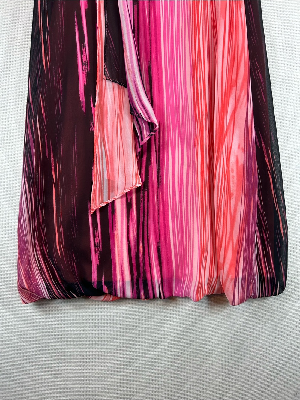 Rabbit Rabbit Rabbit Pink Gradient Sleeveless Cowl Neck Mini Dress - Picture 12 of 13